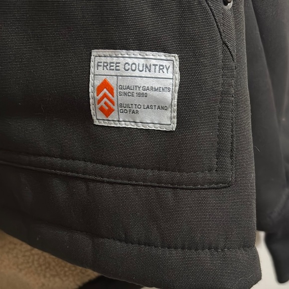 Free Country Mens Wind River‎ Burly Canvas Soft-shell Jacket XXL - Picture 4 of 7